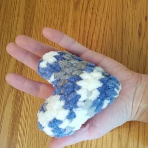 NWOT-Handmade heart stuffed toy-SUPER SOFT